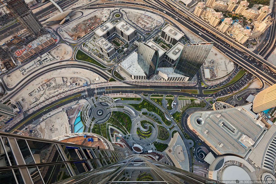 Дубай с высоты самого высокого здания в мире - Интересные фото