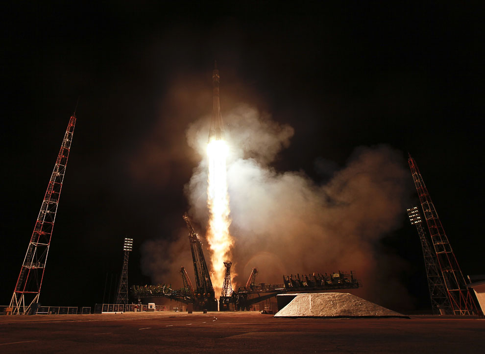 Поехали! Старт космического корабля «Союз ТМА-21» «Гагарин» с космодрома Байконур