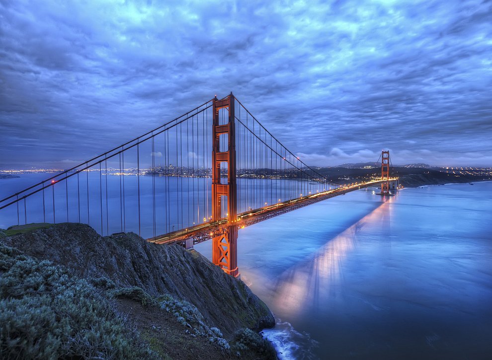 Мост Золотые ворота в Сан-Франциск