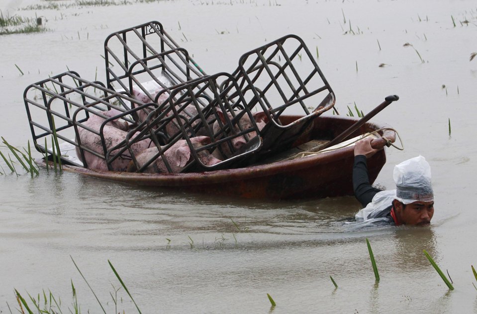 Наводнения в восьми провинциях южного Таиланда