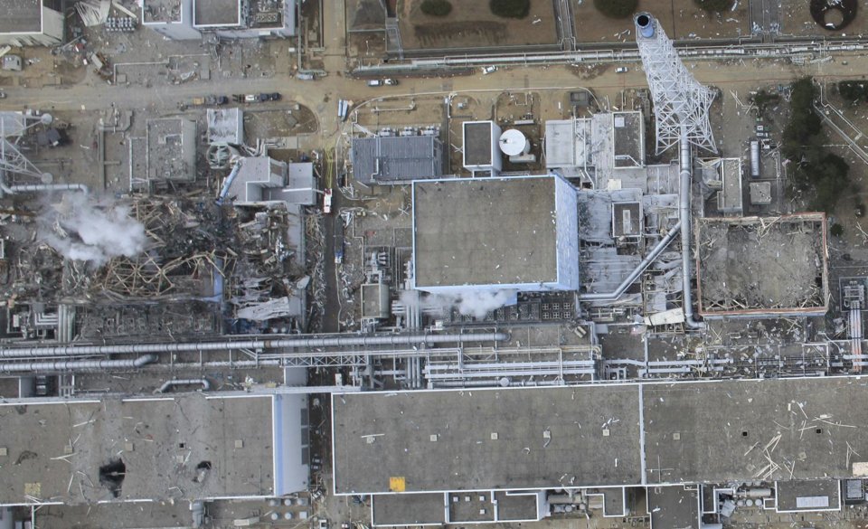 Снимки высокого разрешения АЭС «Фукусима-1». Вид с воздуха