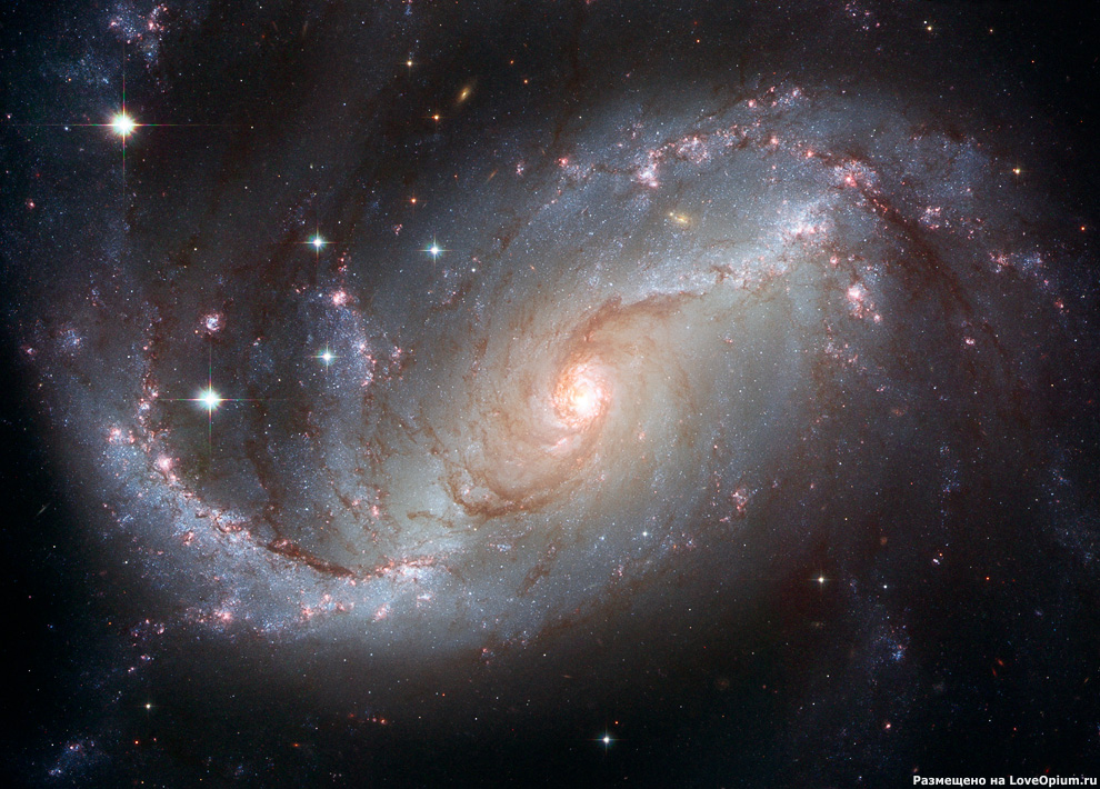 Спиральная галактика с перемычкой NGC 1672