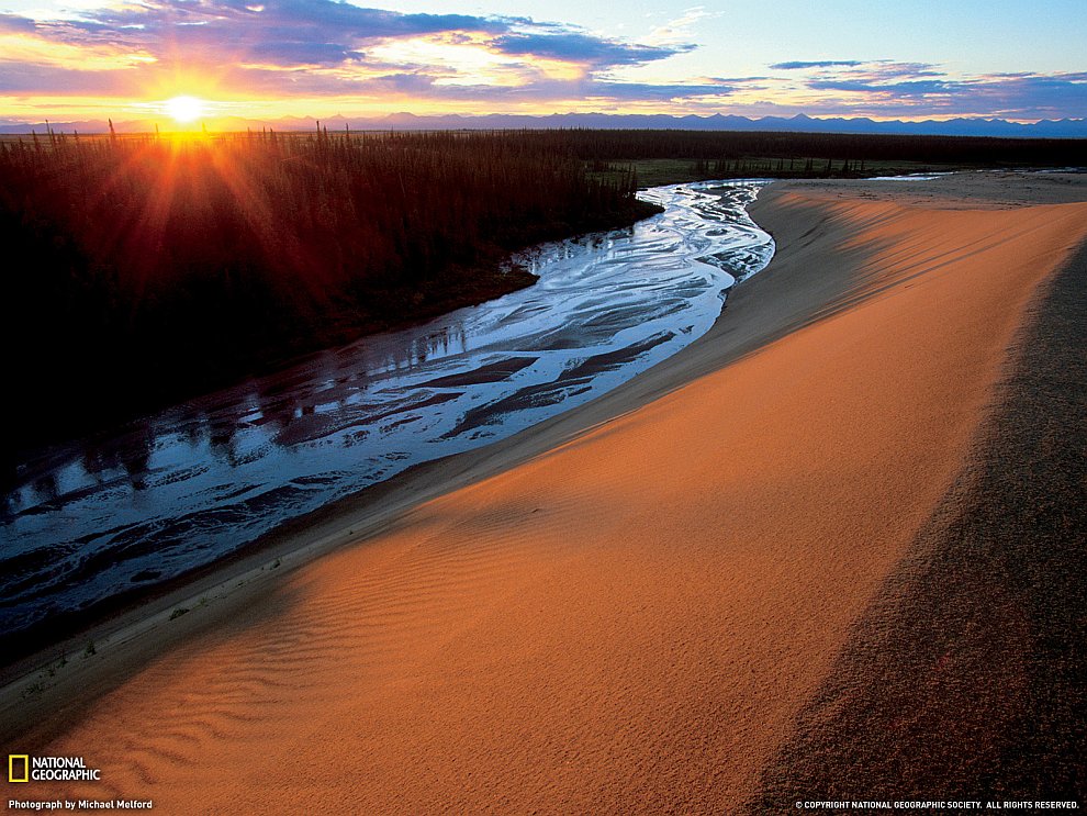 Большие песчаные дюны Кобук