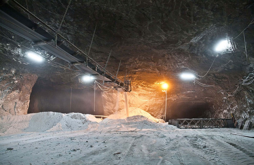 Белое золото Сицилии: соляная шахта