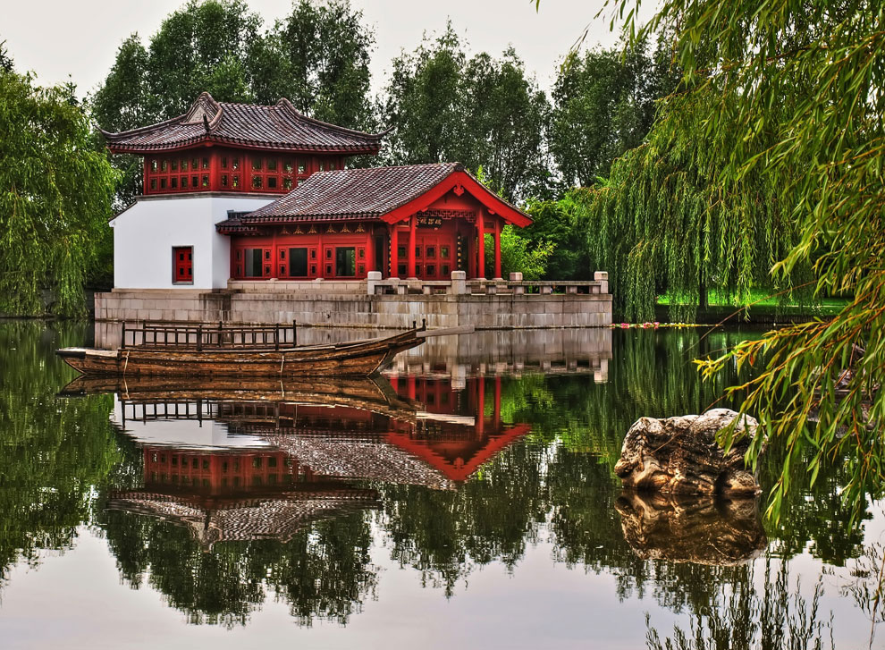 Китайский сад в берлинских Садах мира (Германия)