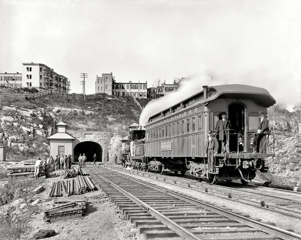 Тоннель в Нью-Джерси, 1900 год