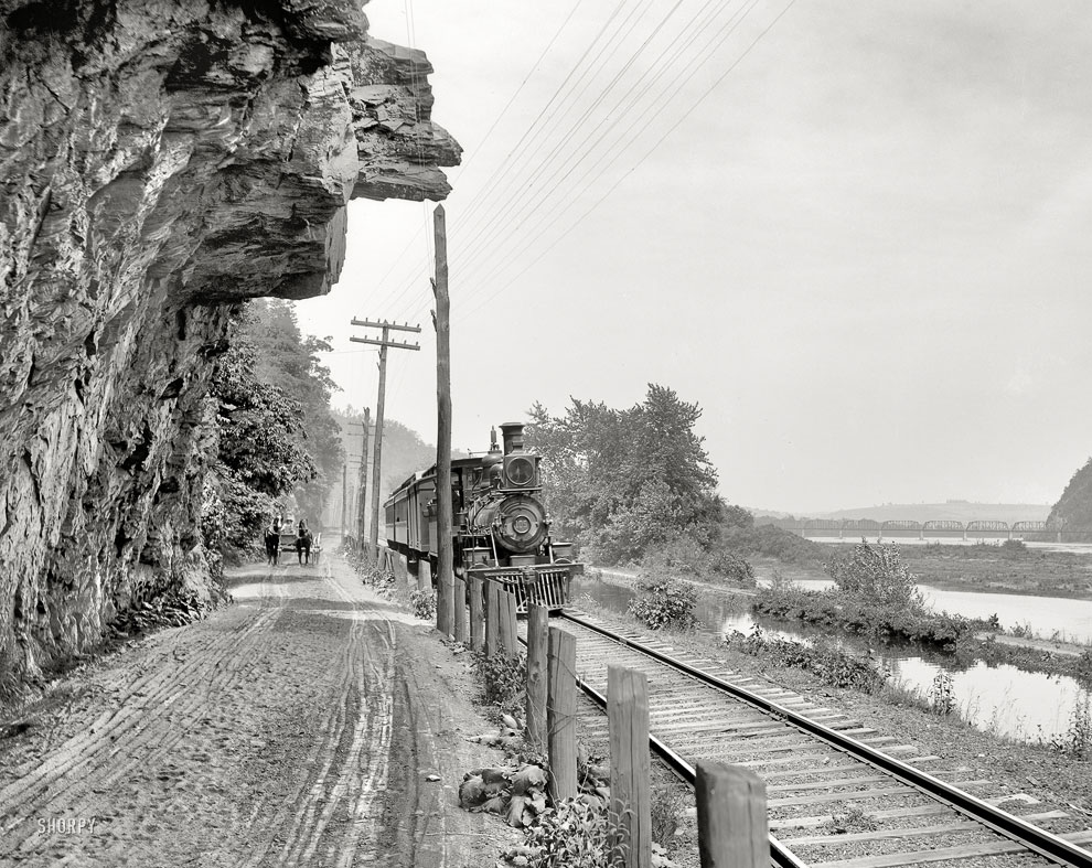 Дорога в Пенсильвании, 1900 год