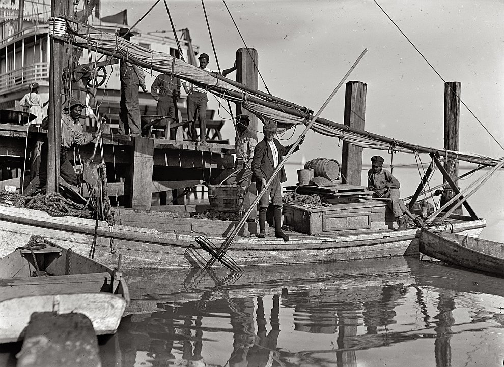 Рыбаки. Штат Флорида, 1909 год