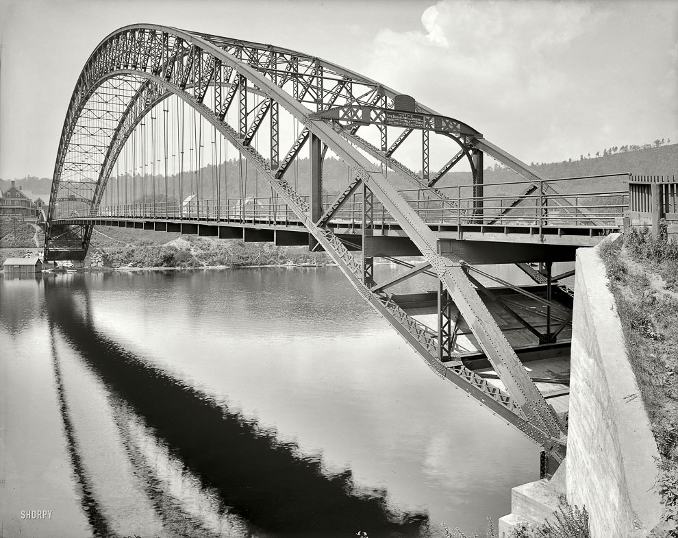 Арочный мост в штате Вермонт, 1909 год