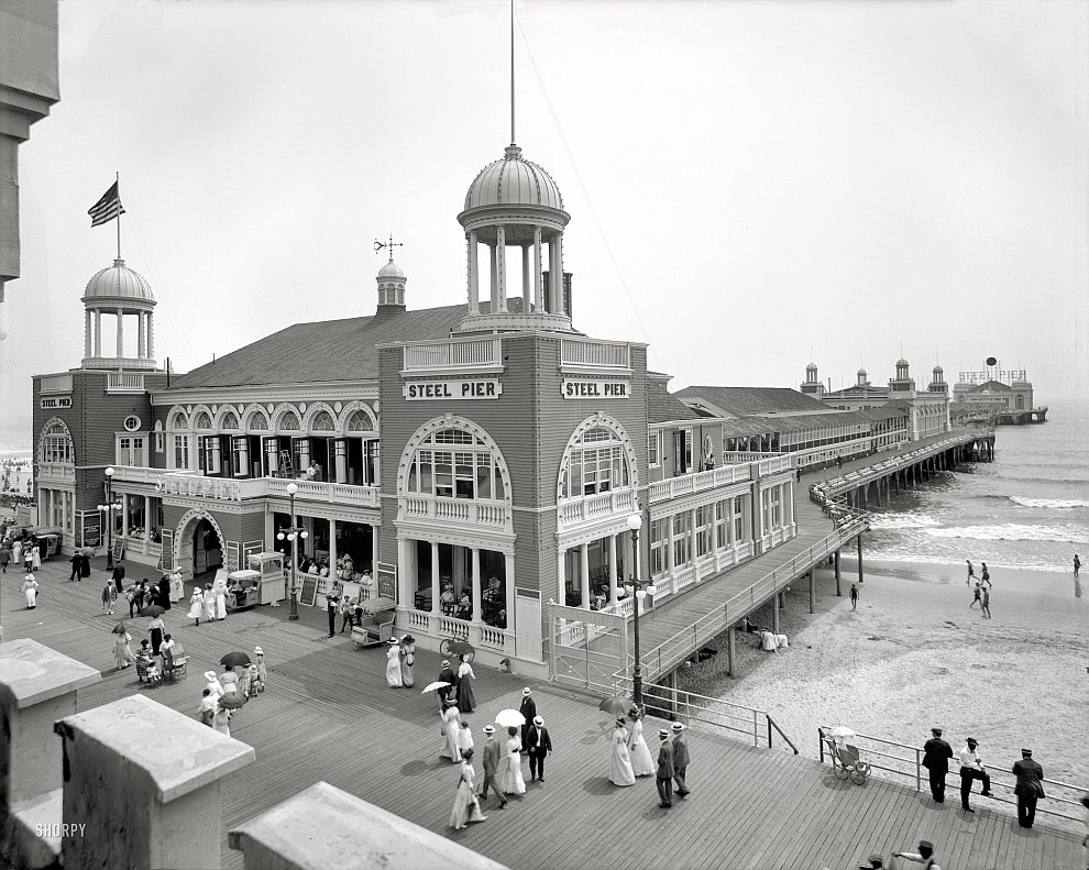 Пирс в Атлантик-Сити, Нью-Джерси, 1910 год