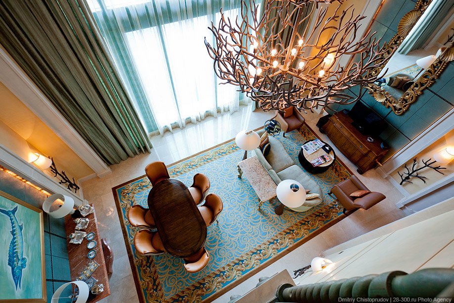 Как выглядит номер за $50 000 в отеле Атлантис, Дубай