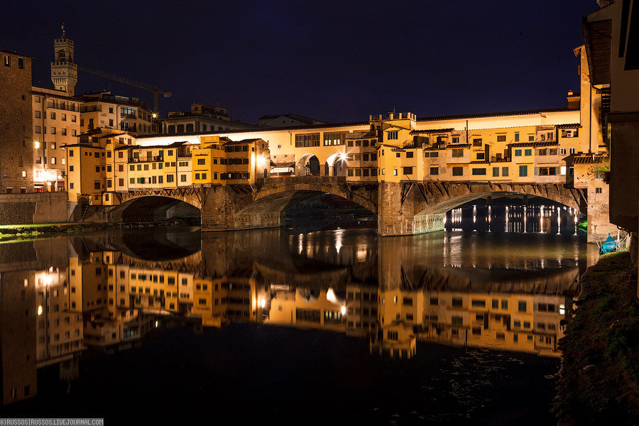 Понте-Веккьо — старейший мост во Флоренции
