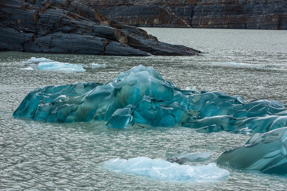 Голубой ледник Грей в Патагонии