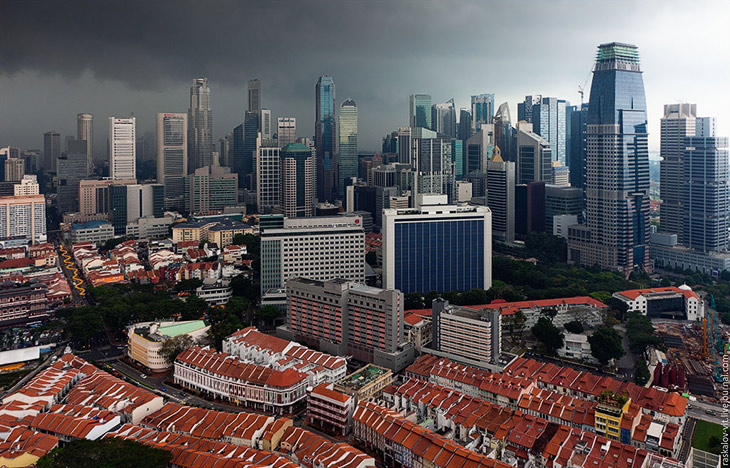 Сингапур с высоты