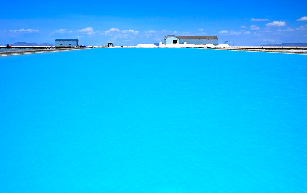 Соленое озеро. Солончак Уюни, Боливия