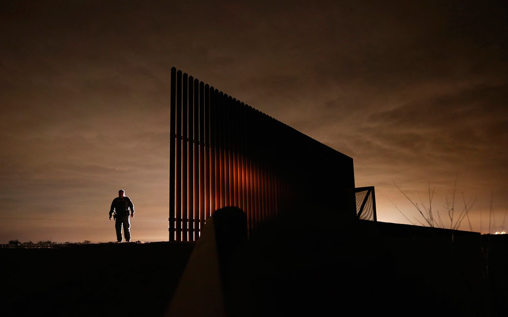 Американский пограничник в Ла-Хойя, штат Техас