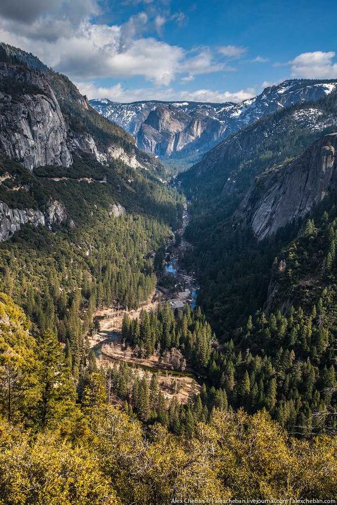 Идеальный парк Йосемити в Калифорнии