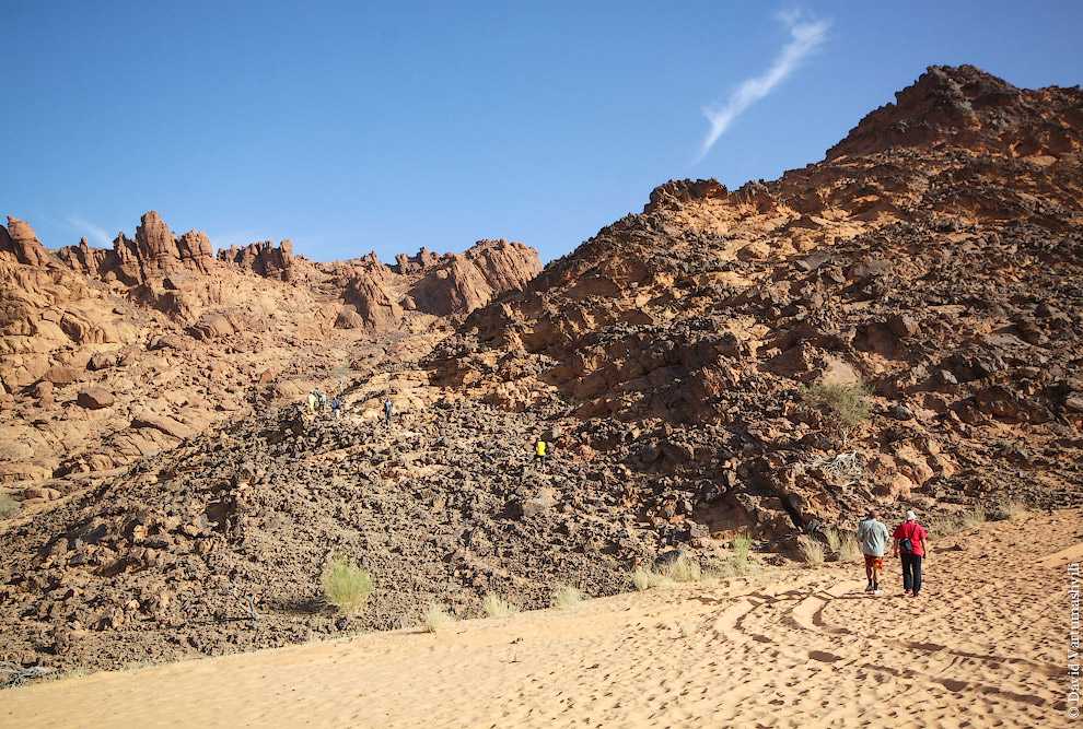 Гельта д’Аршей в пустыне Сахара
