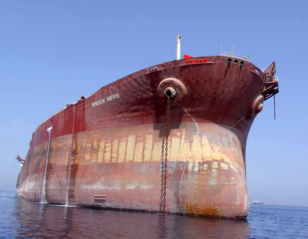 Супертанкер Knock Nevis - крупнейшее судно мира