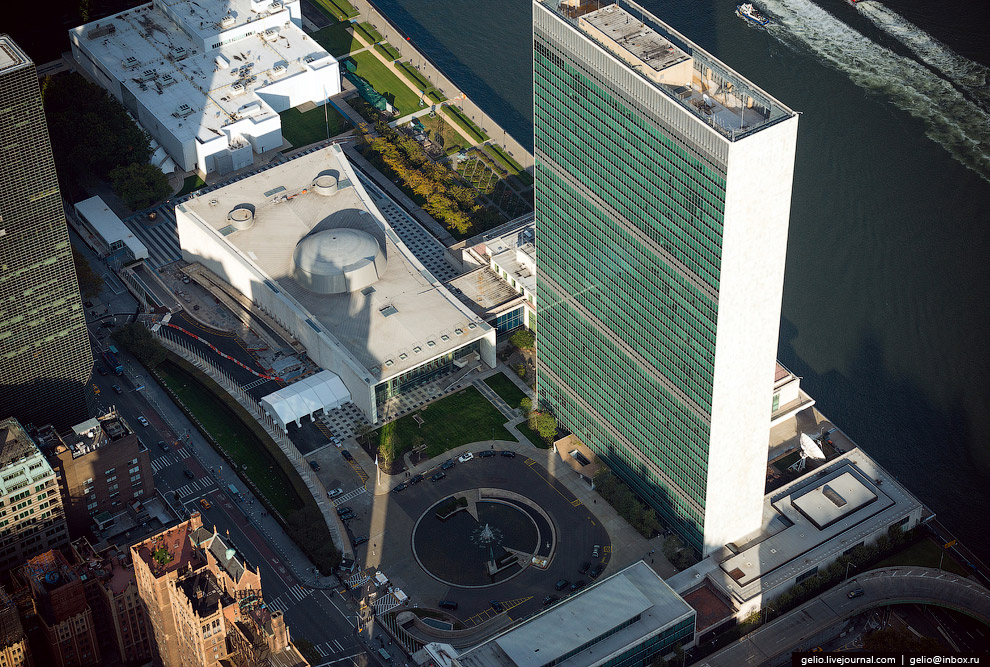 -  (Headquarters of the United Nations)