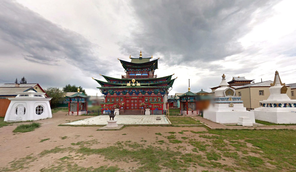 Иволгинский Дацан, буддийский храм в Бурятии, Россия