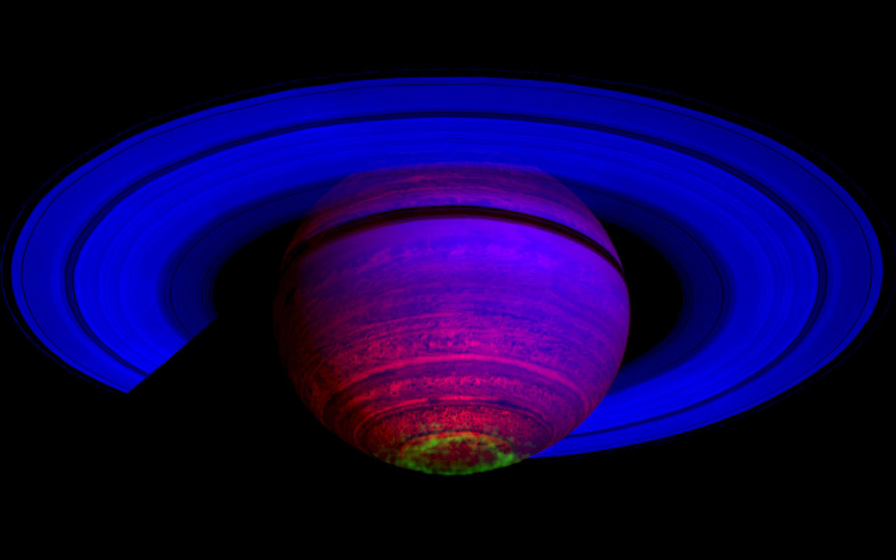 Сатурн в невероятном цвете