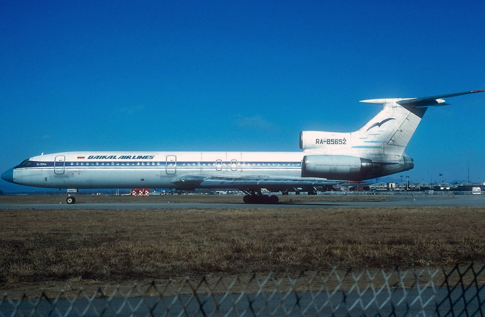 1994 год, Ту-154М авиакомпании «Байкал»