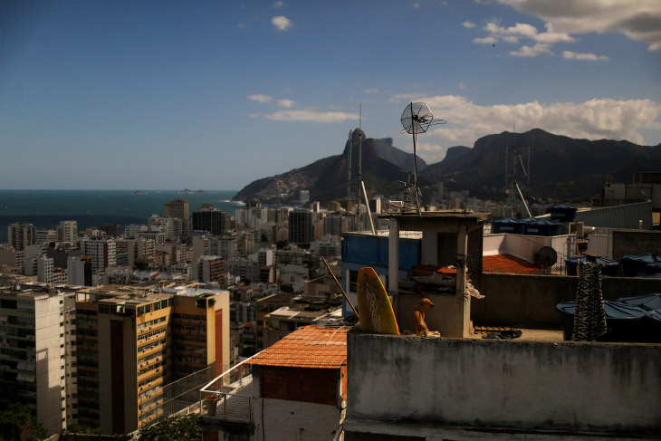 Виды из хостела Tiki в Рио-де-Жанейро, Бразилия
