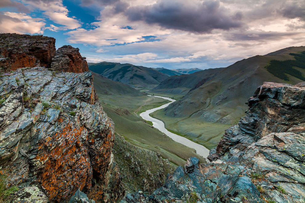 Пейзажи Монголии.