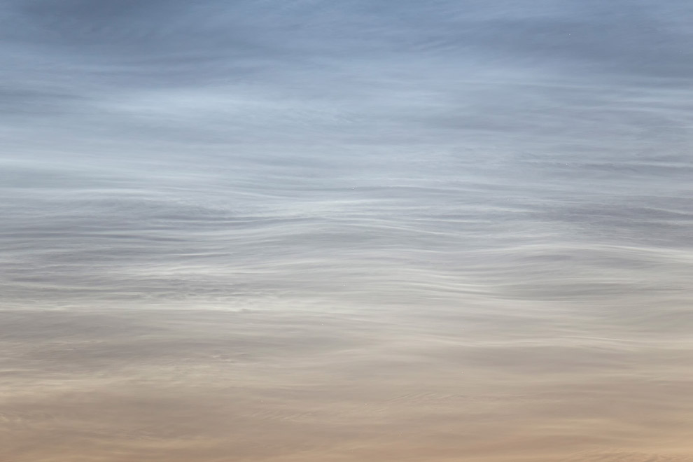 Серебристые облака на высоте 80-85 км