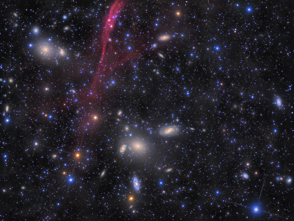снимок скопления галактик (Abell S0636)