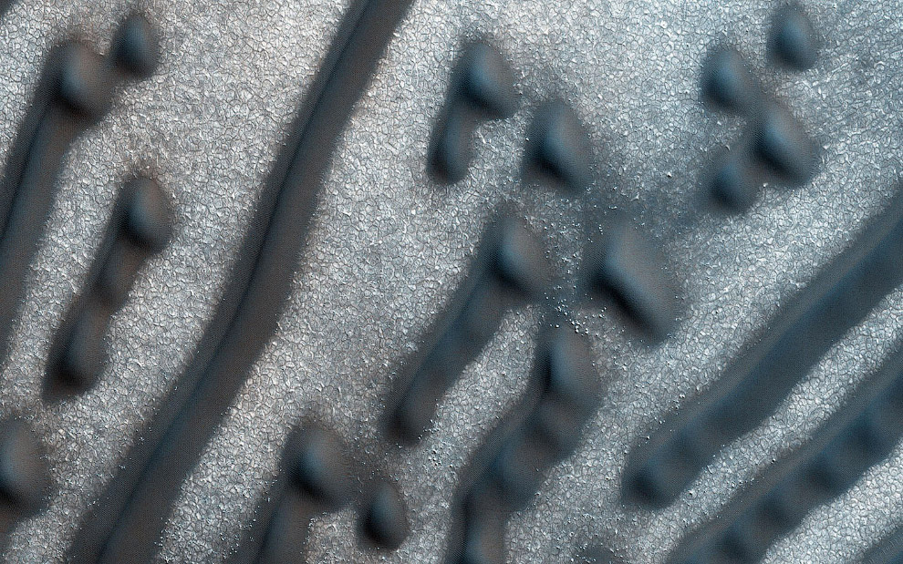 Это дюны на Марсе