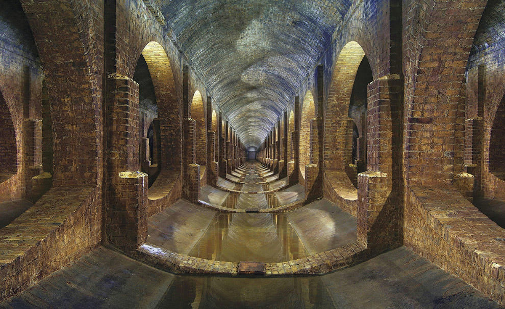 Подземное сооружение под Лондоном, относящееся к викторианской эпохе