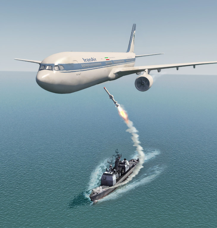 № 10. Катастрофа A300 над Персидским заливом — 290 погибших