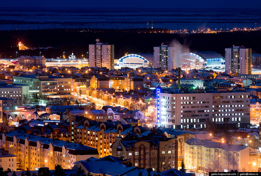 Ханты-Мансийск — один из самых освещённых городов России. Наружным освещением оборудовано 100% улиц города.