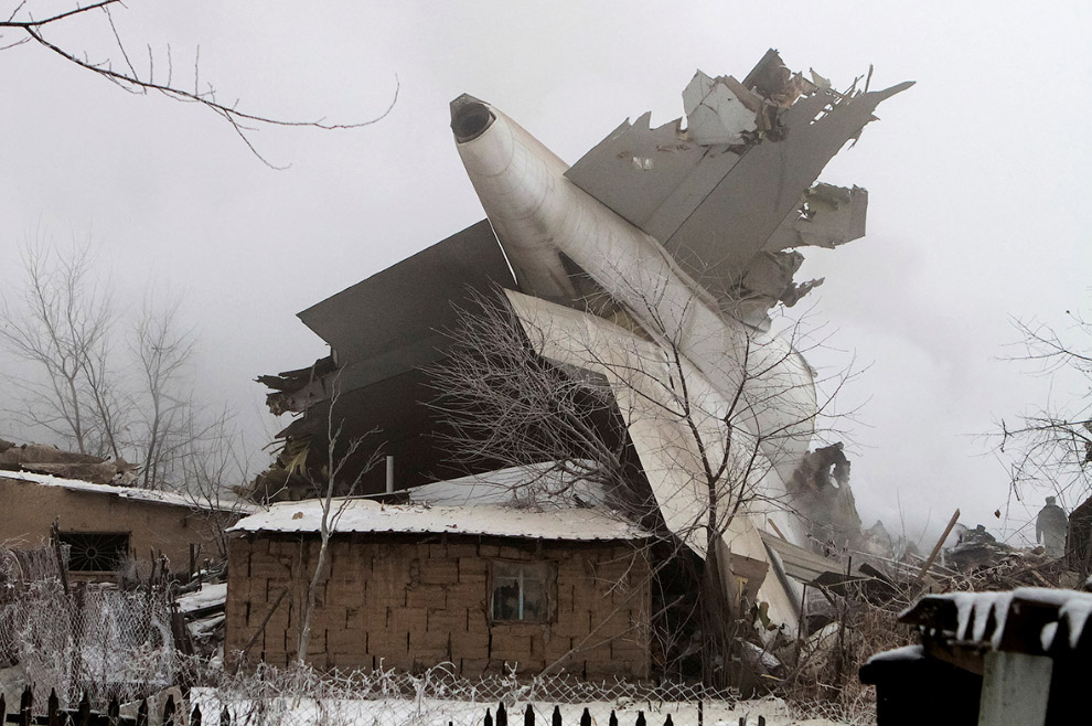 Утром 16 января под Бишкеком упал турецкий Boeing