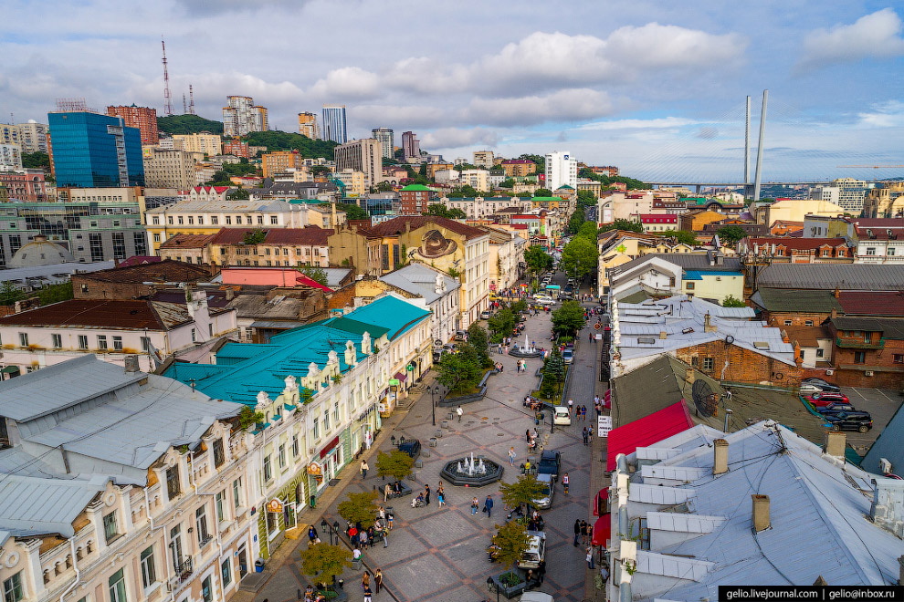 Пешеходная улица Адмирала Фокина — Владивостокский Арбат