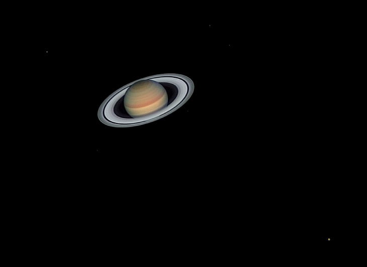 Кольца и спутники Сатурна