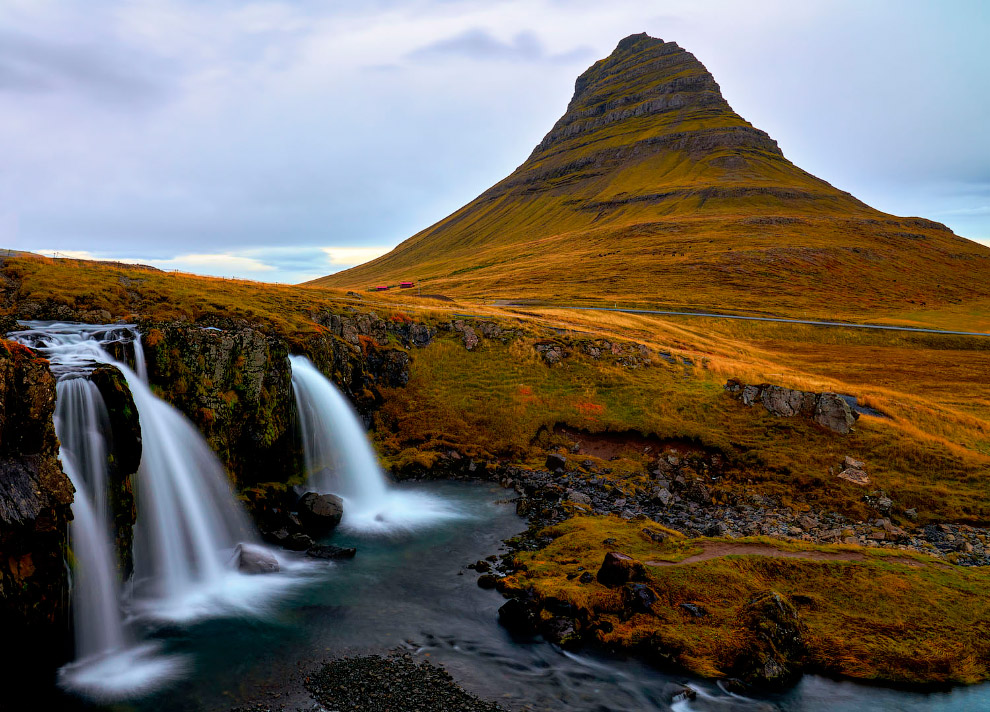 Осенние краски на исландском полуострове Снафеллснес