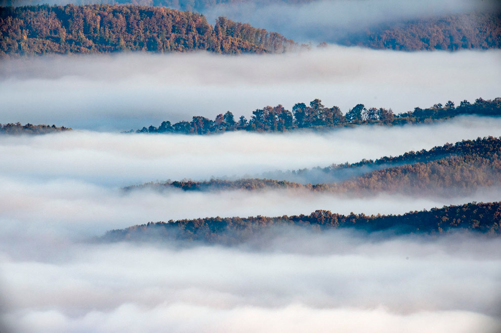 Утренний осенний туман, Венгрия