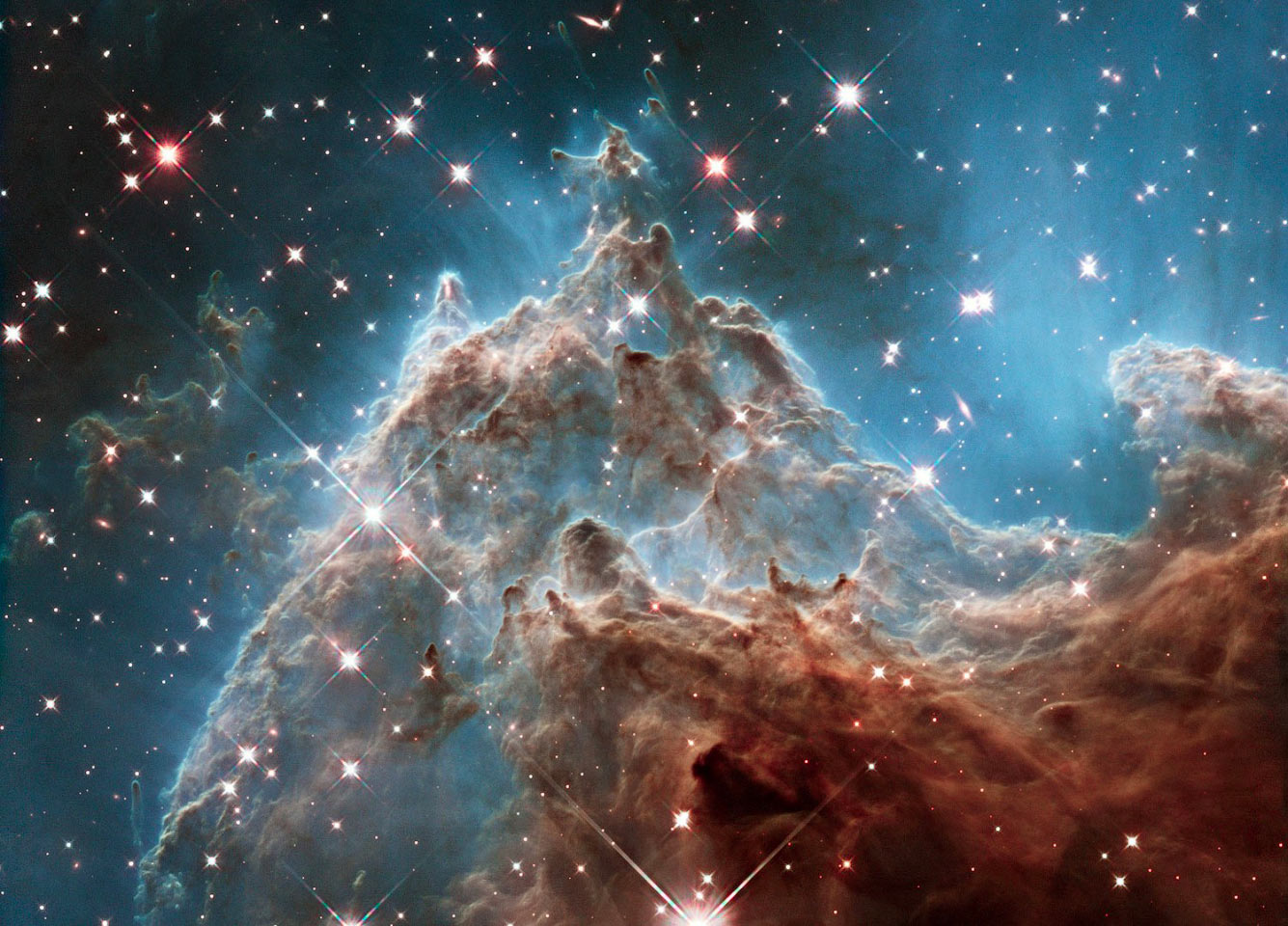 Эмиссионная туманность NGC 2174