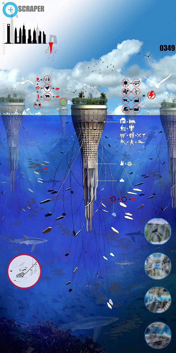 Будущее не за горами: подводный небоскрёб