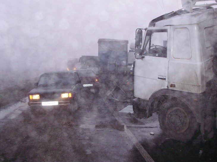 Крупное ДТП в Тольятти: столкнулись 40 автомобилей