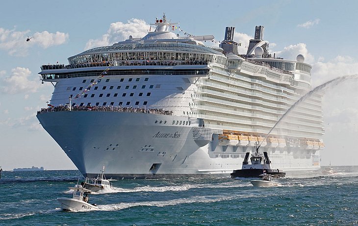 «Allure of the Seas» — один из двух самых больших в мире круизных лайнеров