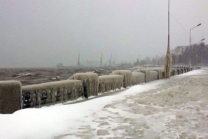 В Петрозаводске началась зима