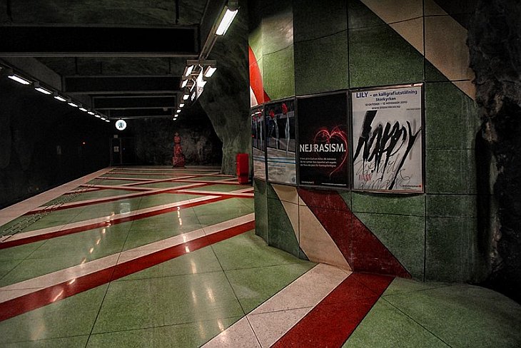 Стокгольмское метро — художественная галерея