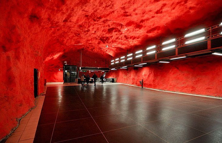 Стокгольмское метро — художественная галерея
