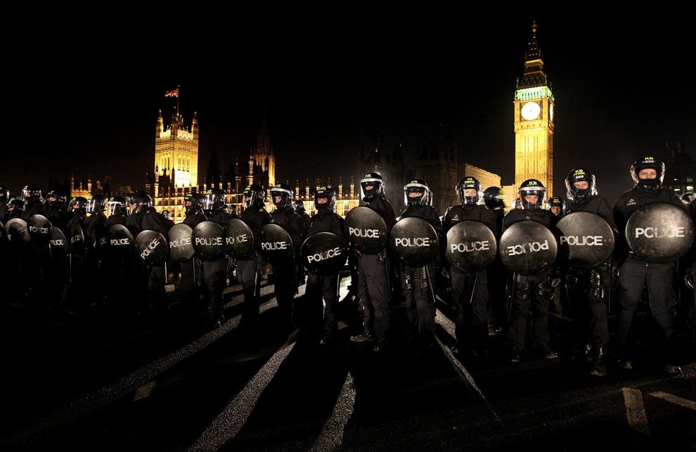 Акции протеста в Лондоне