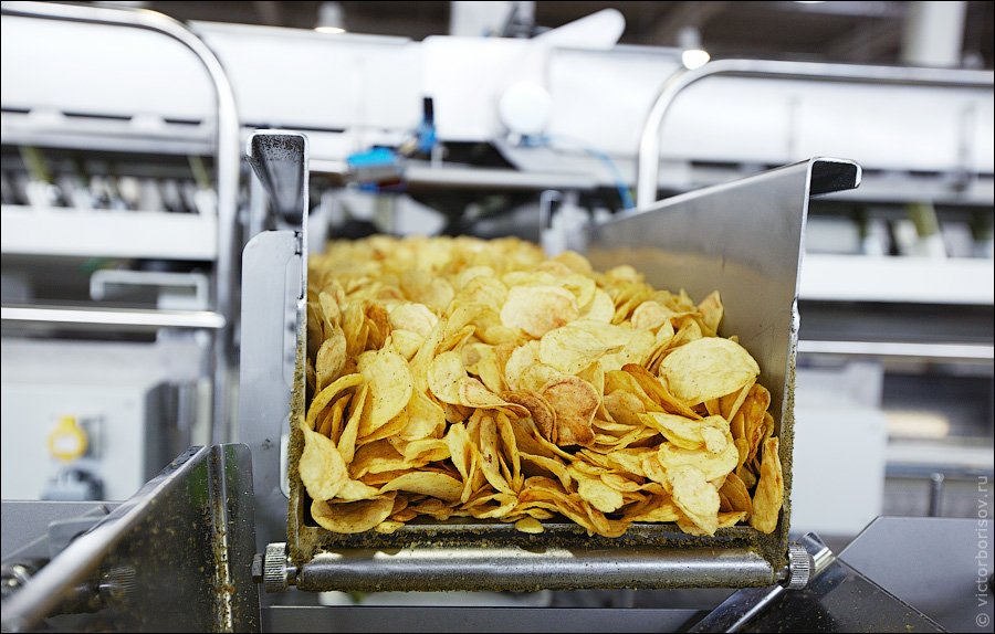 Как делают картофельные чипсы