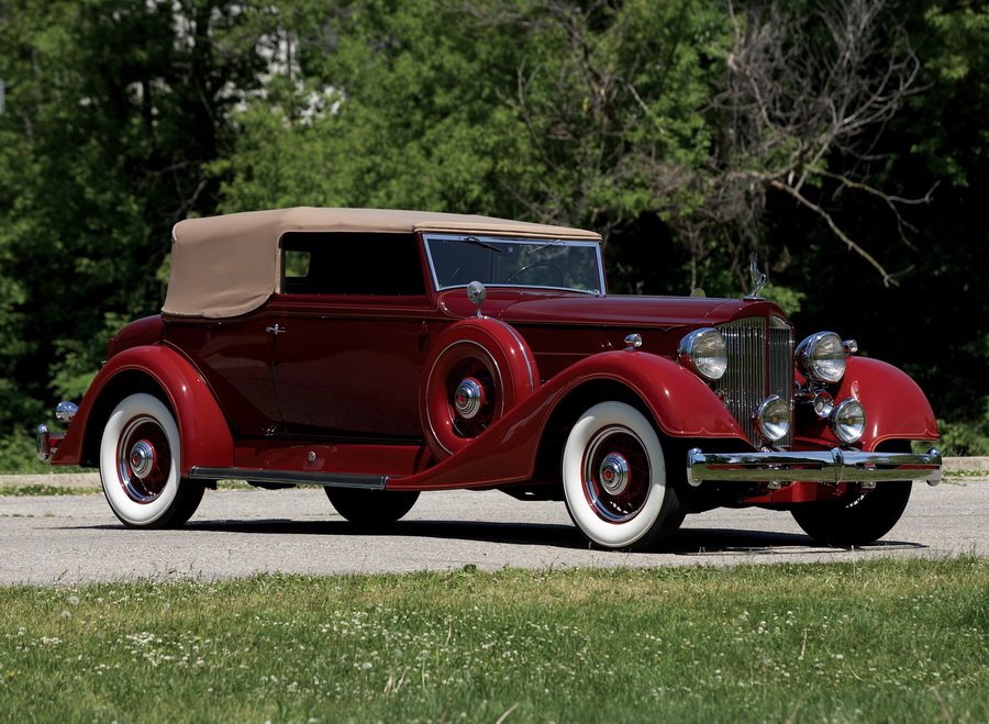 1934 Packard Super Eight Convertible Victoria